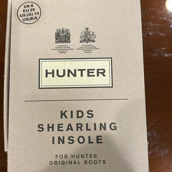 Hunter Kids Shearling Insoles - Picture 2 of 8
